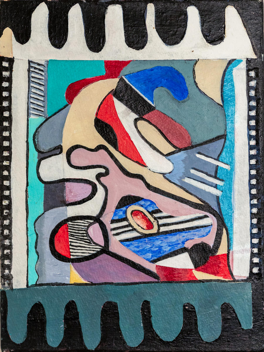 untitled 10 - acrylic on canvas : abstract paintings : Lucienne Weinberger - Artist NY