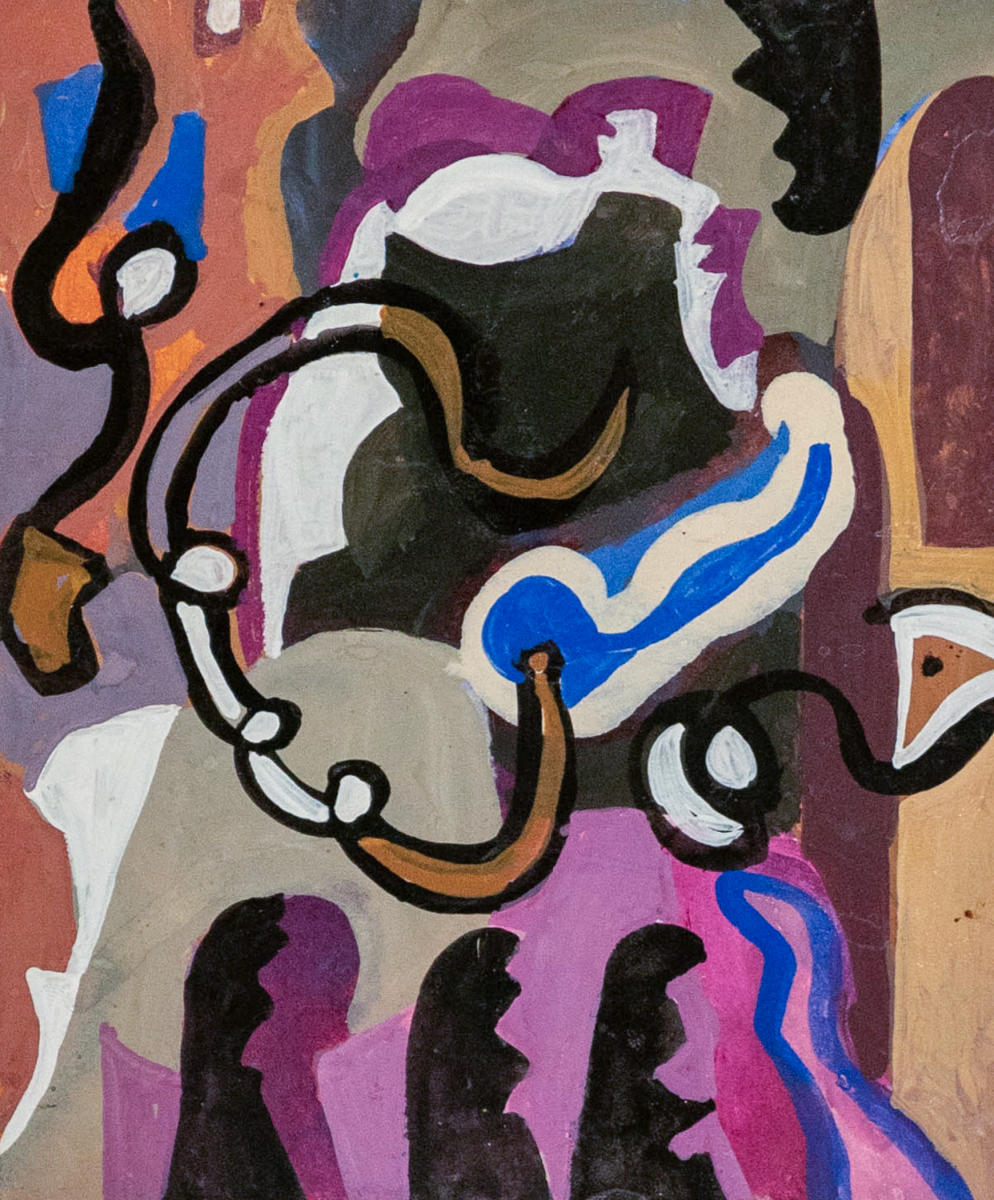 untitled 4 - acrylic on canvas : abstract paintings : Lucienne Weinberger - Artist NY