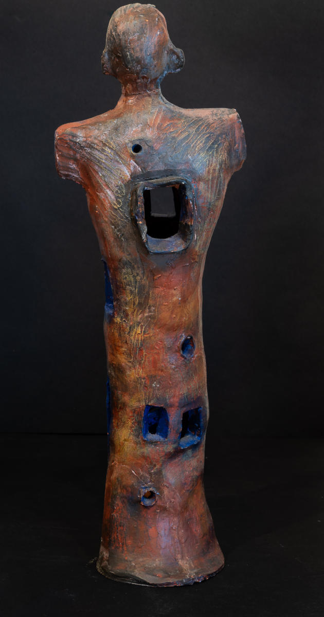 untitled 10s - back  ceramic  : sculpture : Lucienne Weinberger - Artist NY
