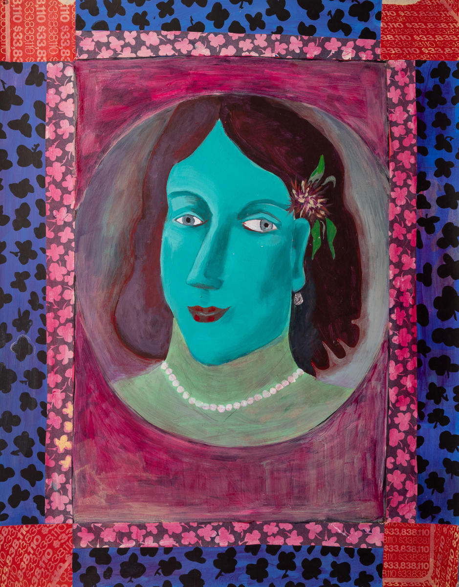 untitled 4f - acrylic on canvas : figurative paintings : Lucienne Weinberger - Artist NY