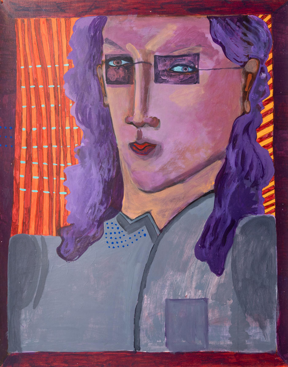 untitled 5f - acrylic on canvas : figurative paintings : Lucienne Weinberger - Artist NY