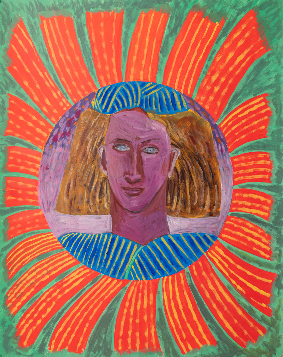 untitled 6f - acrylic on canvas : figurative paintings : Lucienne Weinberger - Artist NY