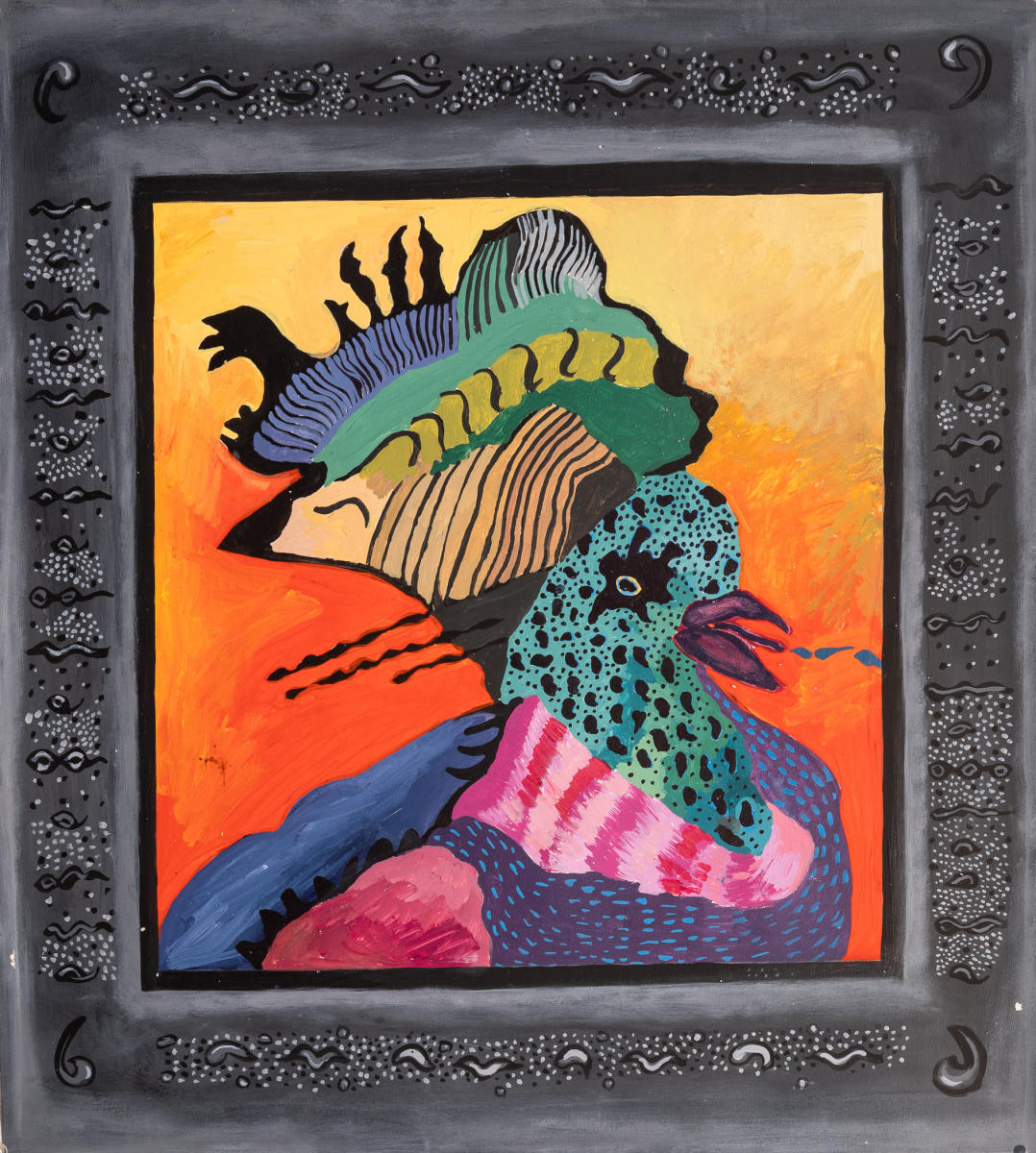 untitled 7f - acrylic on canvas : figurative paintings : Lucienne Weinberger - Artist NY
