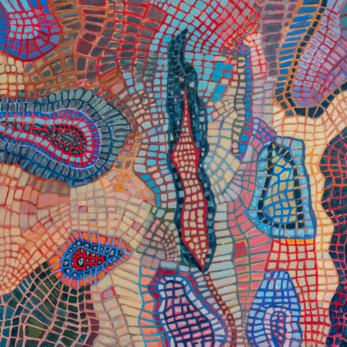 untitled 20 - acrylic on canvas : abstract paintings : Lucienne Weinberger - Artist NY