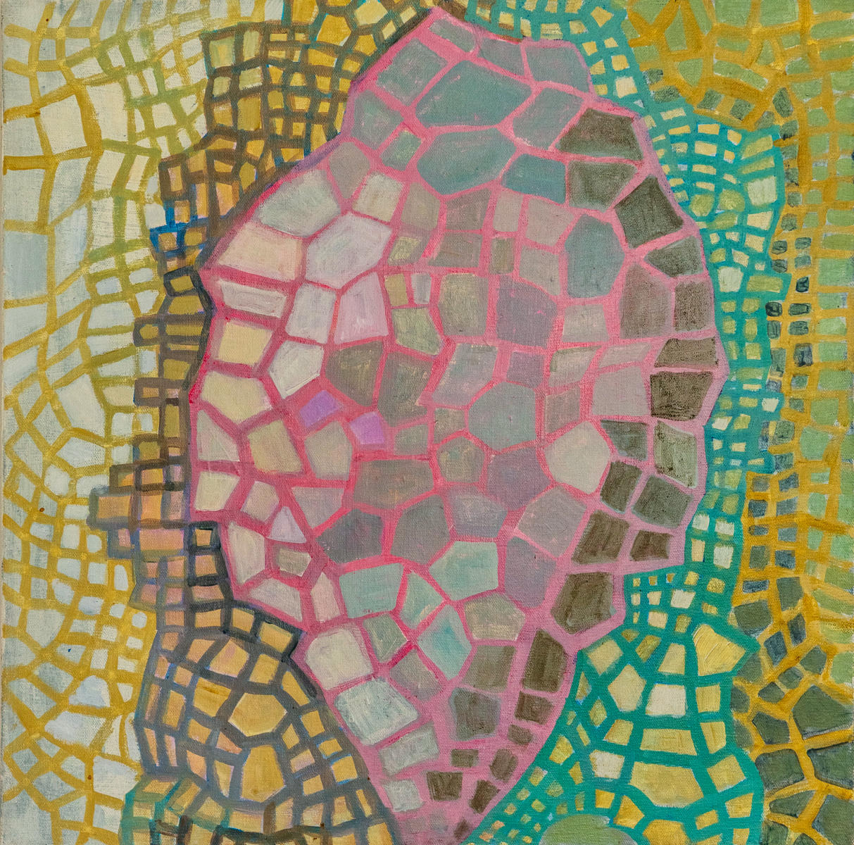 untitled 23 - acrylic on canvas : abstract paintings : Lucienne Weinberger - Artist NY