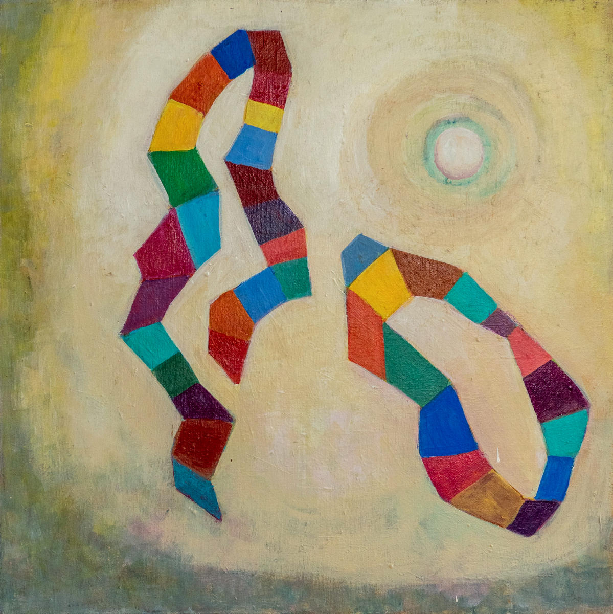 untitled 25 - acrylic on canvas : abstract paintings : Lucienne Weinberger - Artist NY