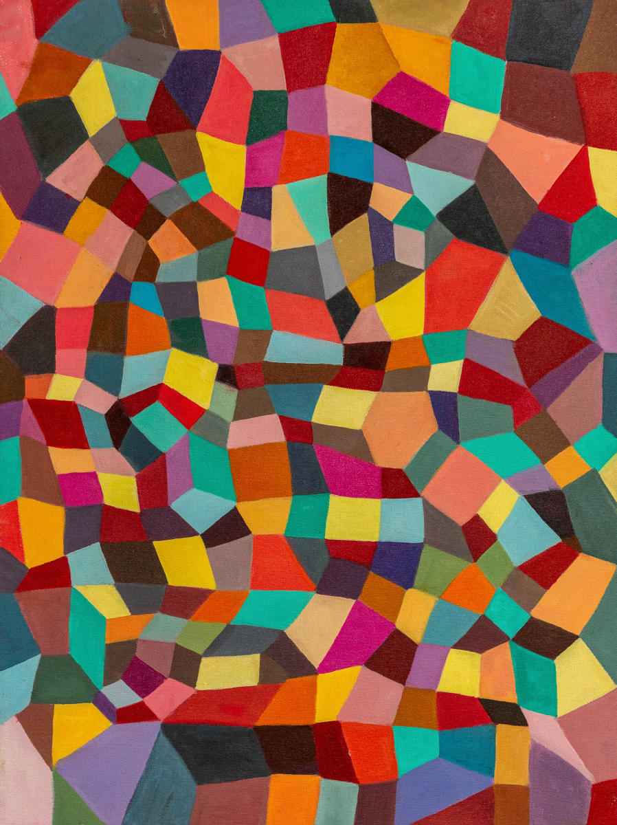 untitled 27 - acrylic on canvas : abstract paintings : Lucienne Weinberger - Artist NY