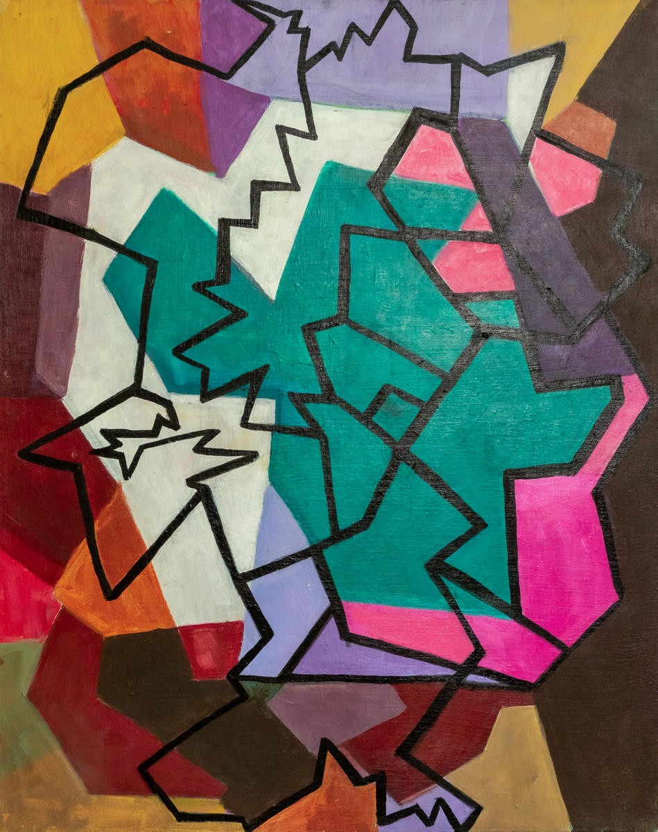 untitled 31 - acrylic on canvas : abstract paintings : Lucienne Weinberger - Artist NY