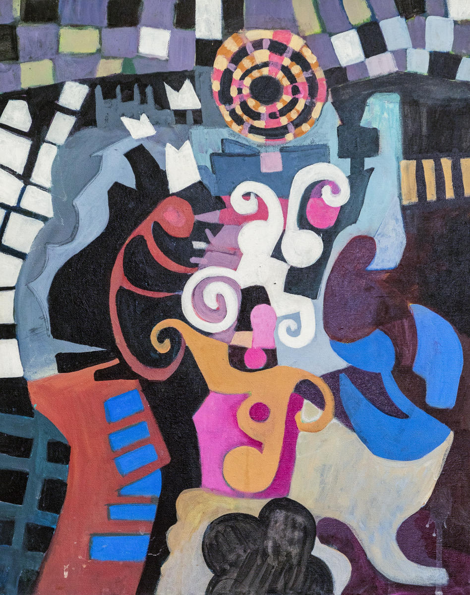 untitled 34 - acrylic on canvas : abstract paintings : Lucienne Weinberger - Artist NY