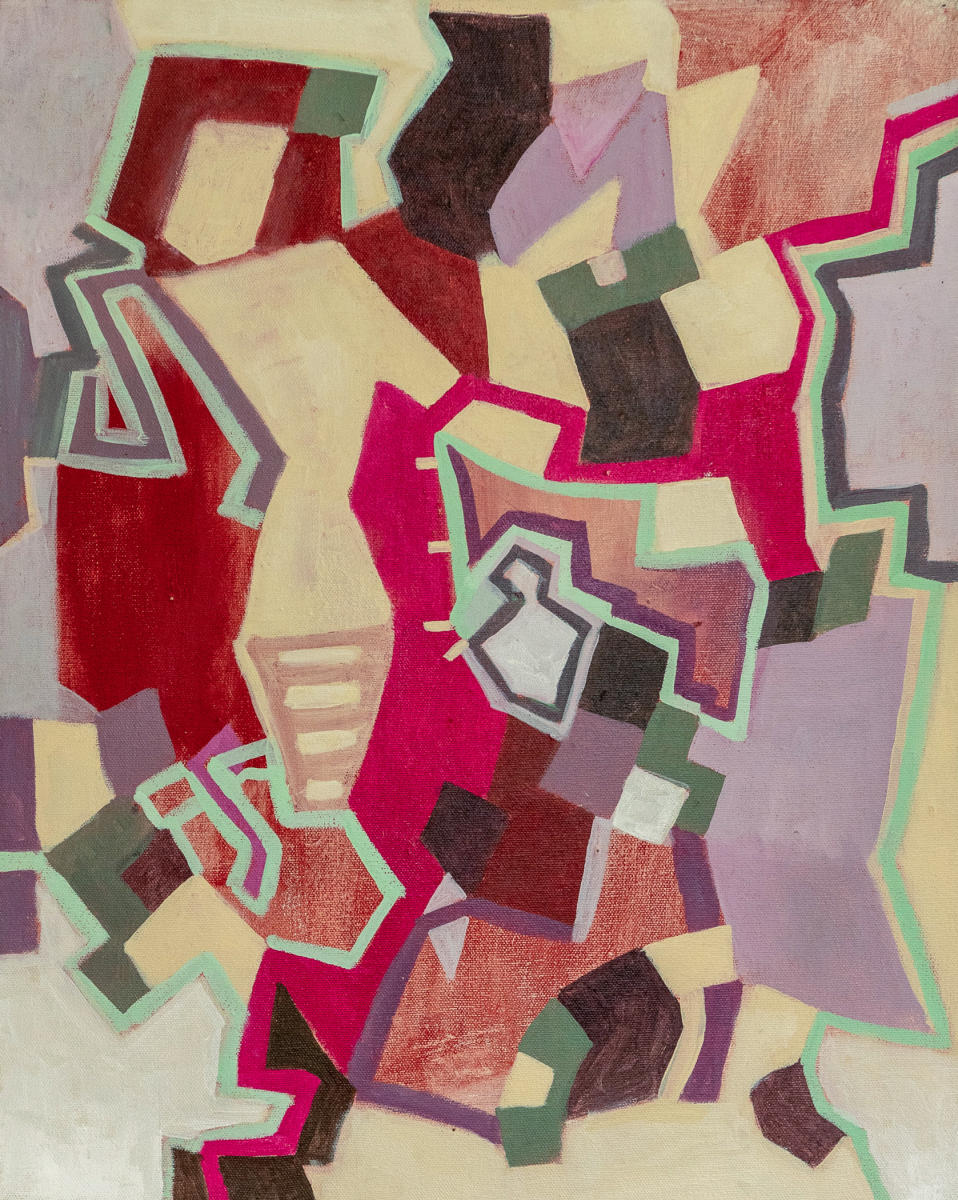 untitled 36 - acrylic on canvas : abstract paintings : Lucienne Weinberger - Artist NY