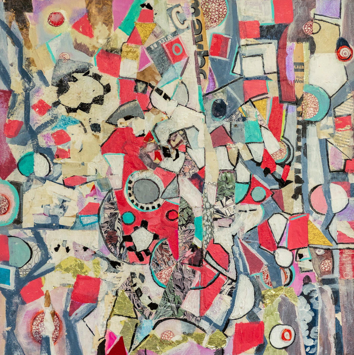 untitled 44 - acrylic on canvas : abstract paintings : Lucienne Weinberger - Artist NY