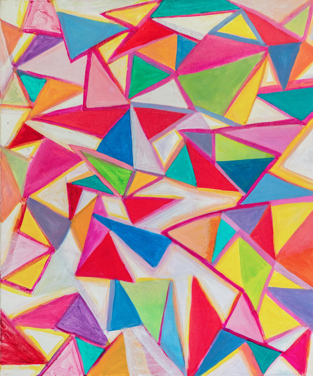 untitled 45 - acrylic on canvas : abstract paintings : Lucienne Weinberger - Artist NY