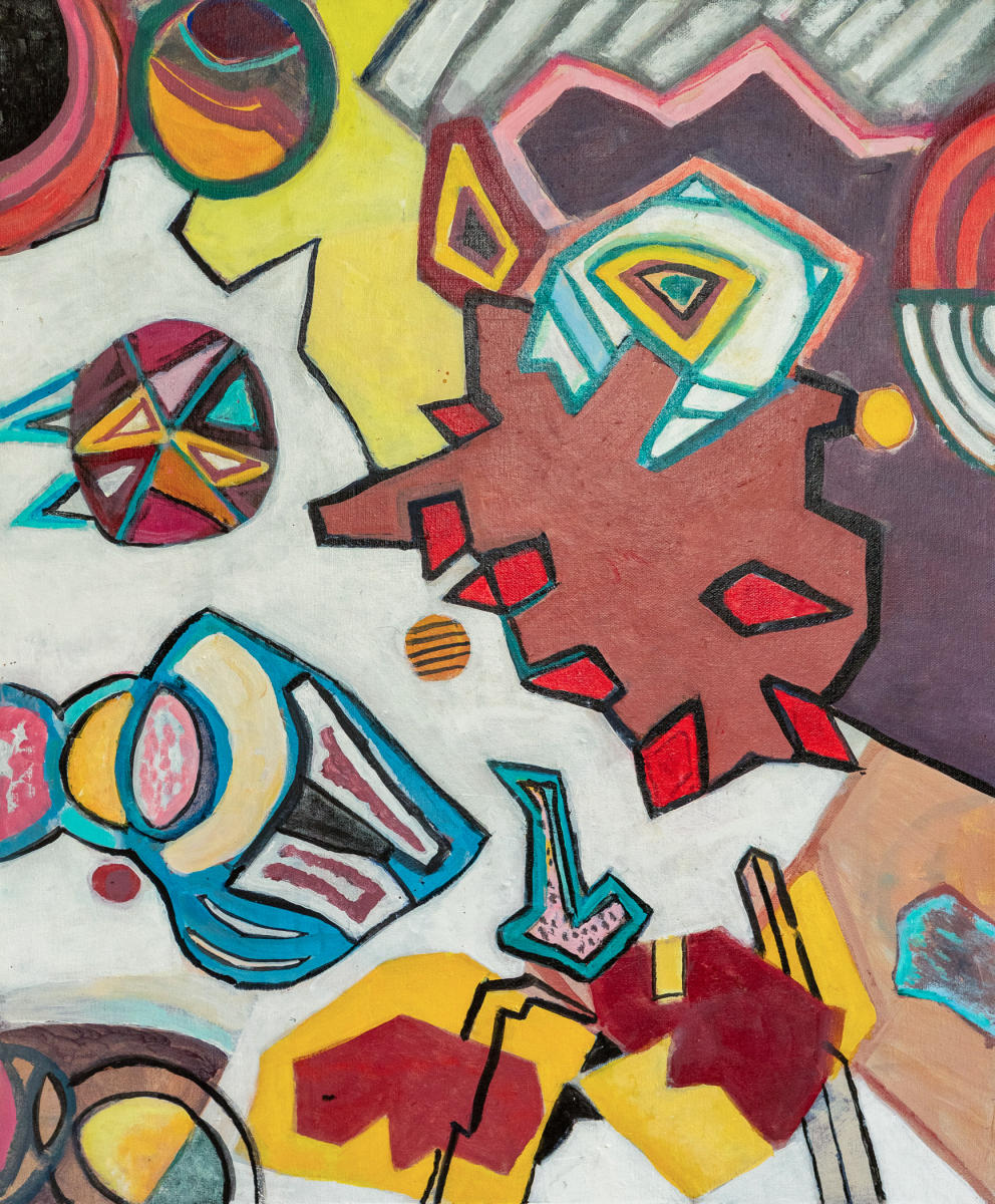 untitled 46 - acrylic on canvas : abstract paintings : Lucienne Weinberger - Artist NY