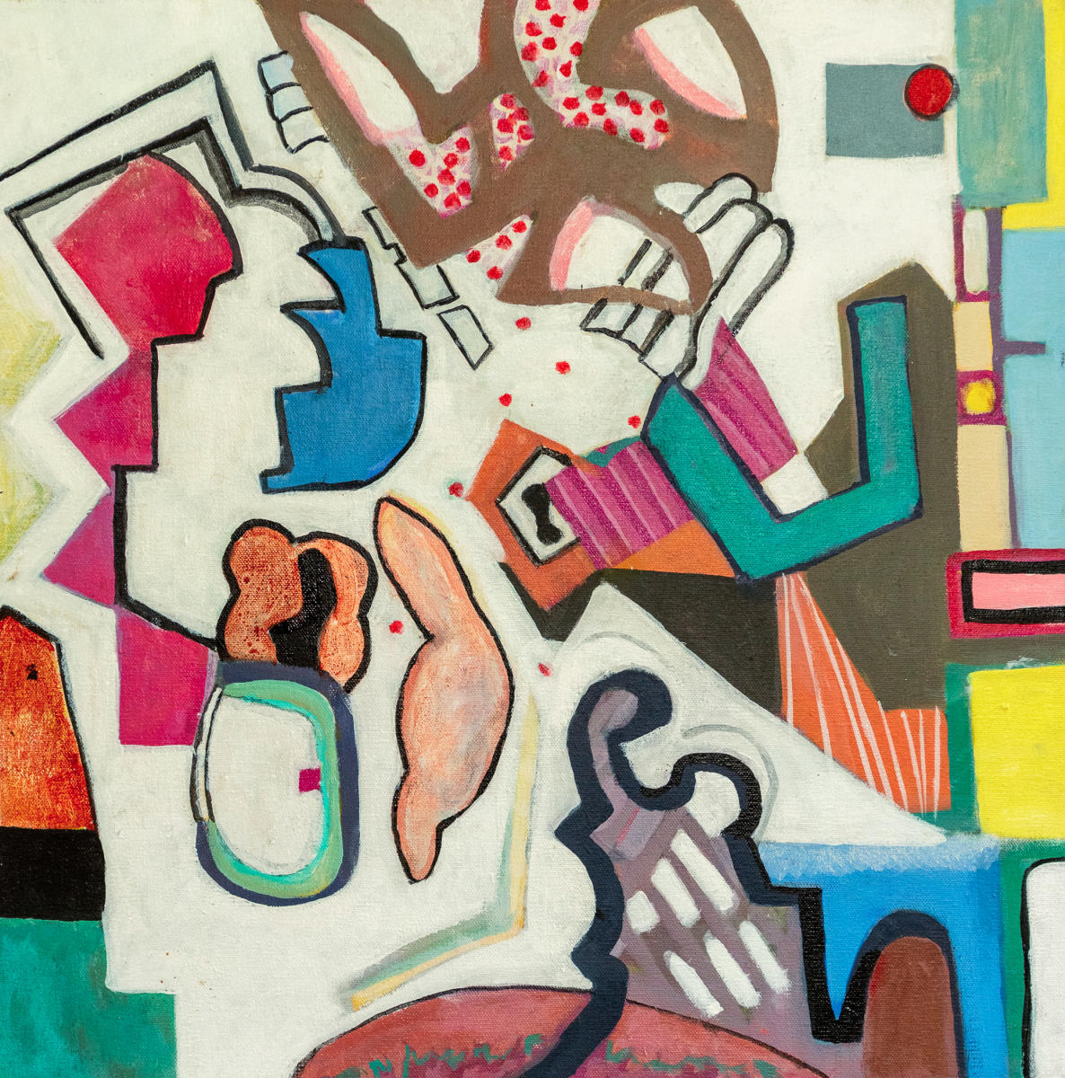 untitled 49 - acrylic on canvas : abstract paintings : Lucienne Weinberger - Artist NY