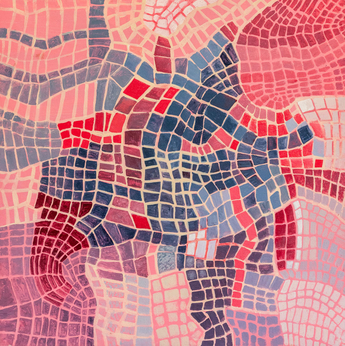 untitled 51 - acrylic on canvas : abstract paintings : Lucienne Weinberger - Artist NY