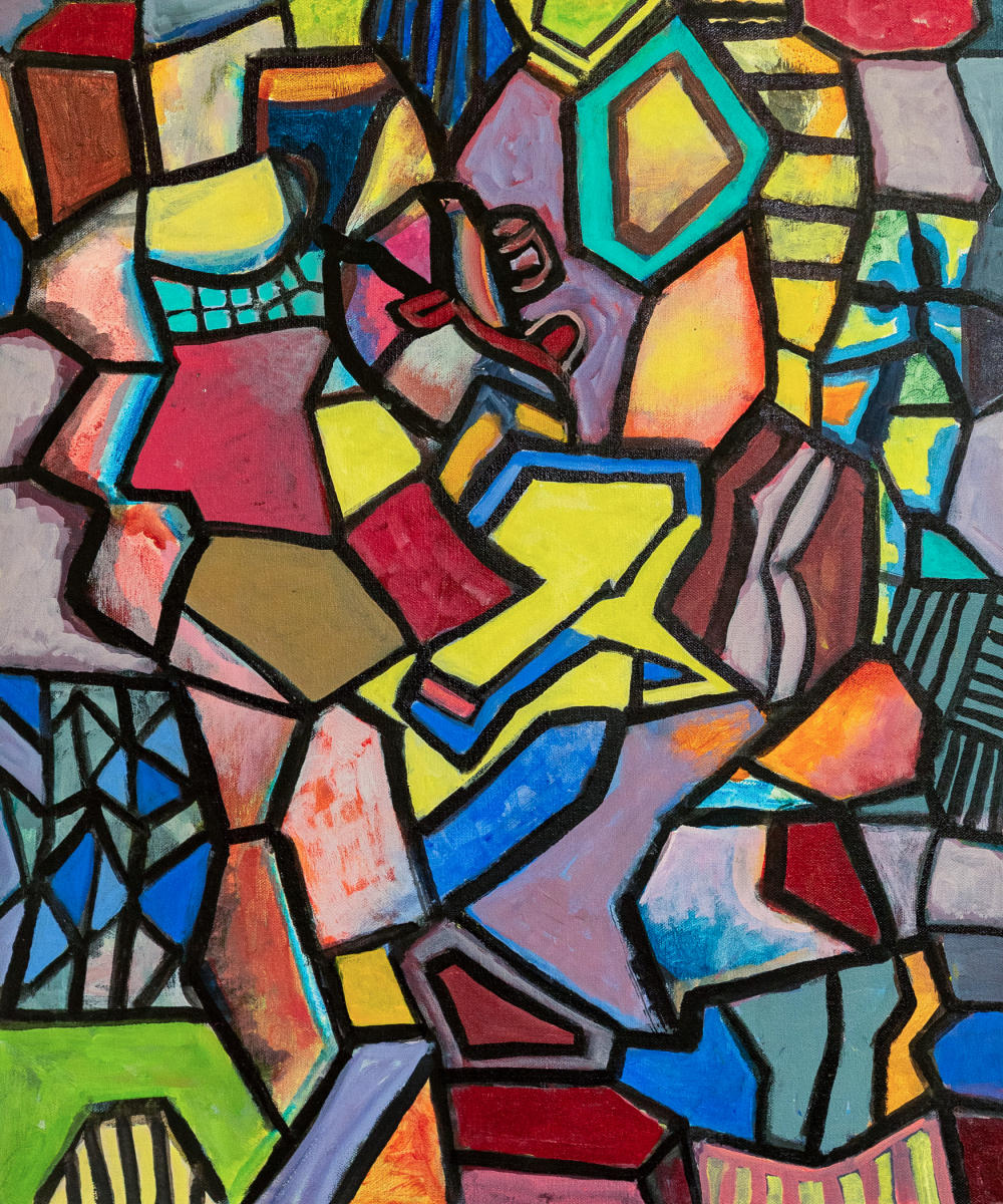 untitled 53 - acrylic on canvas : abstract paintings : Lucienne Weinberger - Artist NY