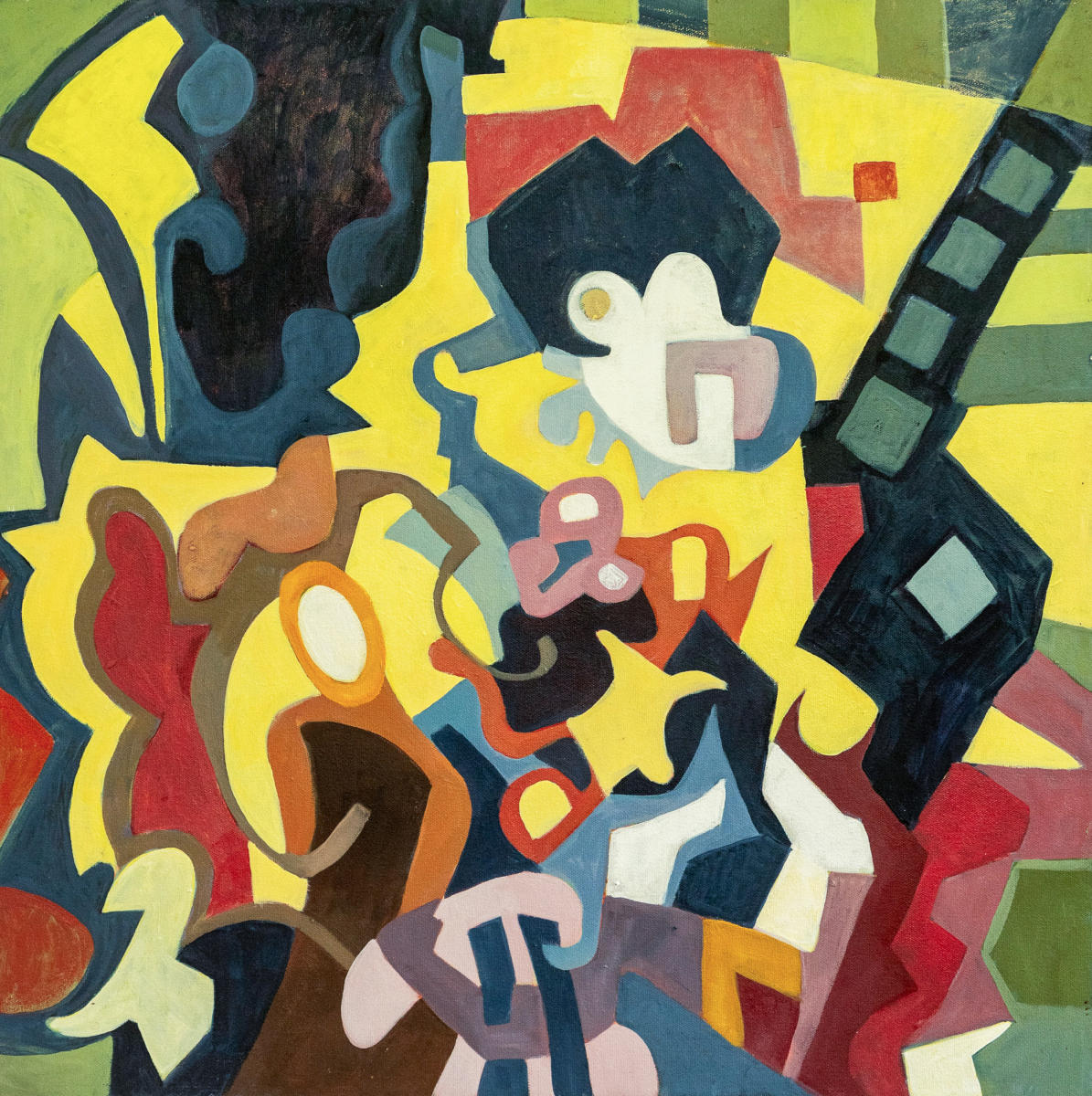 untitled 54 - acrylic on canvas : abstract paintings : Lucienne Weinberger - Artist NY