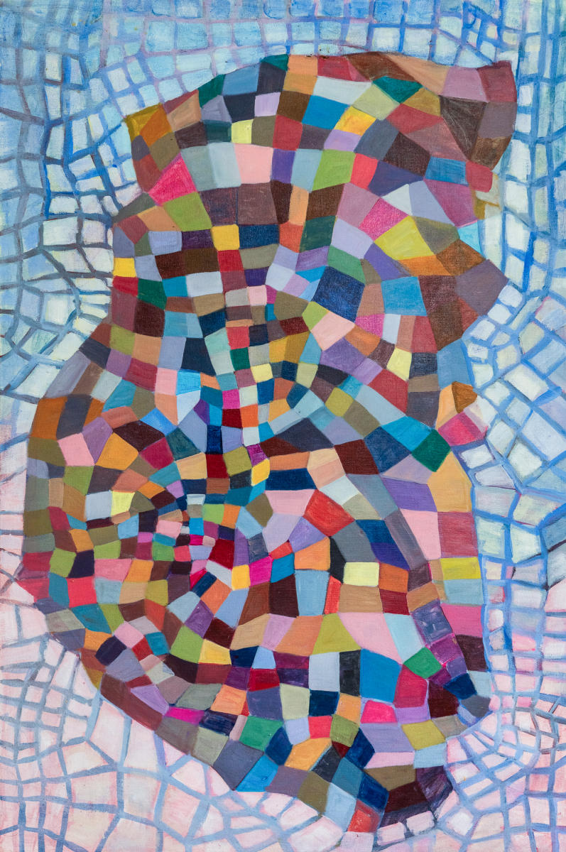 untitled 56 - acrylic on canvas : abstract paintings : Lucienne Weinberger - Artist NY
