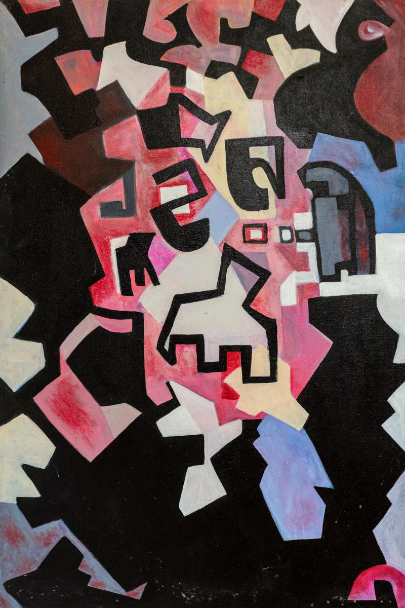 untitled 57 - acrylic on canvas : abstract paintings : Lucienne Weinberger - Artist NY