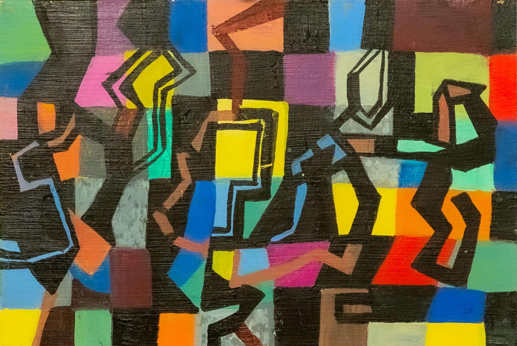 untitled 58 - acrylic on canvas : abstract paintings : Lucienne Weinberger - Artist NY