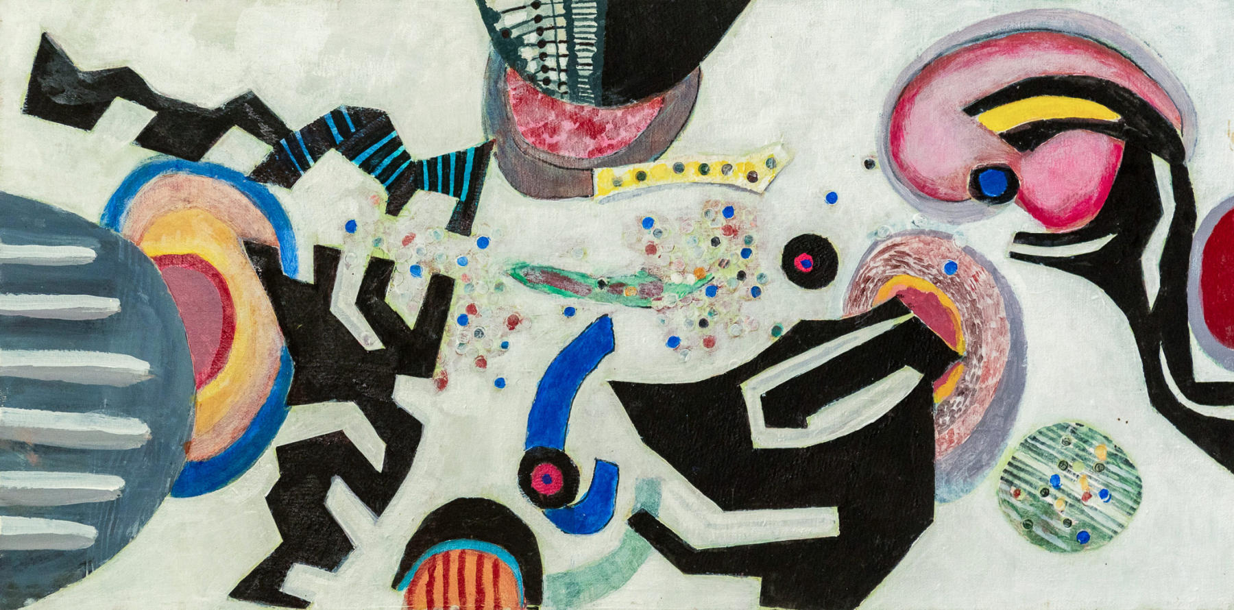 untitled 48 - acrylic on canvas : abstract paintings : Lucienne Weinberger - Artist NY