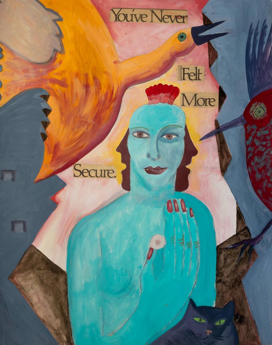untitled 9f - acrylic on canvas  : figurative paintings : Lucienne Weinberger - Artist NY