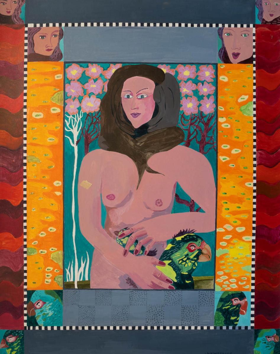 untitled 12f - acrylic on canvas  : figurative paintings : Lucienne Weinberger - Artist NY