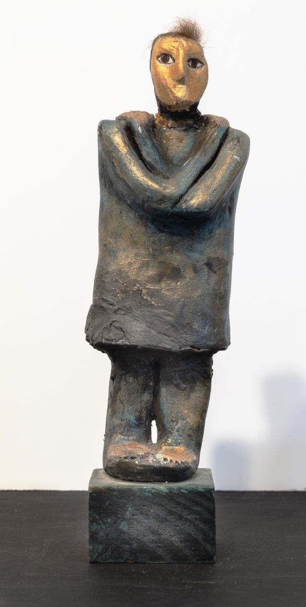 untitled 4"w X 12"h ceramic : sculpture : Lucienne Weinberger - Artist NY