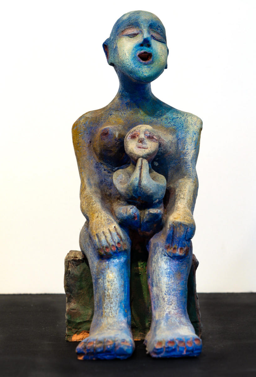 untitled 4"w x 10"h ceramic : sculpture : Lucienne Weinberger - Artist NY
