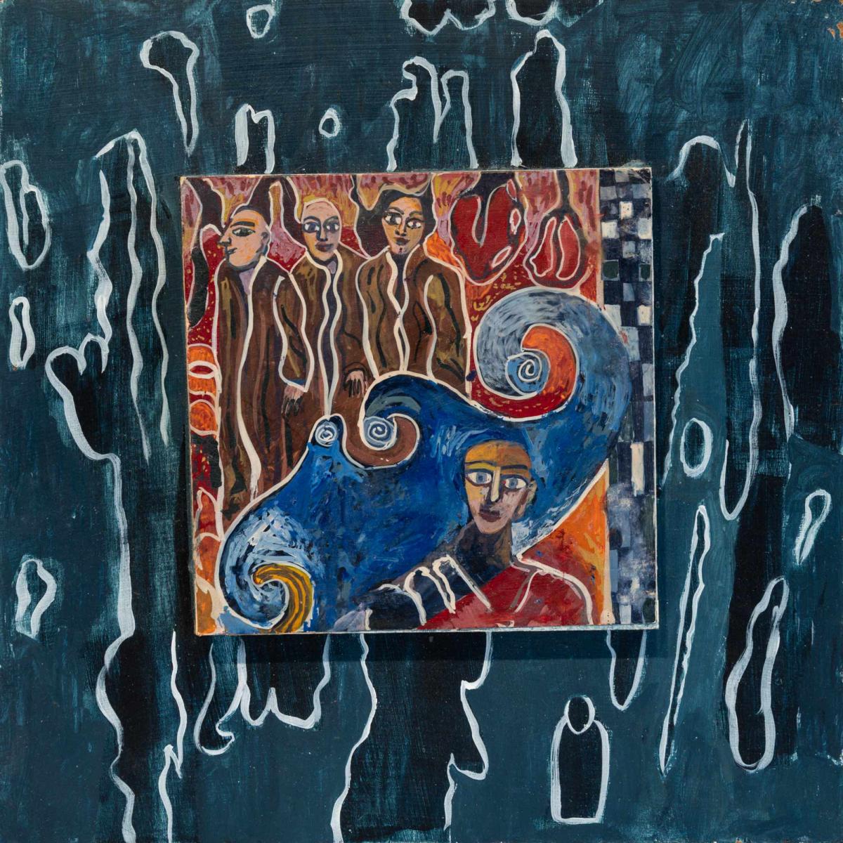 untitled 11.5" w X 12" h : assemblage : Lucienne Weinberger - Artist NY