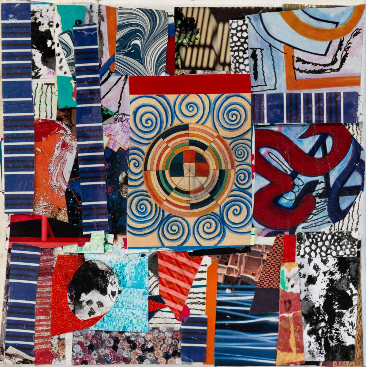 untitled 8" w X 8" h : assemblage : Lucienne Weinberger - Artist NY